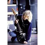 Nirvana Kurt Cobain - Guitar Unisex Poster Mehrfarbig, Papier, 61 x 91,5 cm Band-Merch, Bands