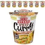 Nissin Fertiggericht Cup Noodles, Spiced Curry, je 67g, 8 Stück