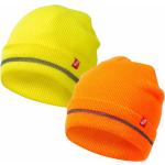 Wintermütze Orange/Gelb Warnschutz-Mütze Warnschutz mit Reflexstreifen