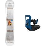 Nitro - Snowboardbindung - Snowboard Set Mini Thrills 2024 aus Wolle - Grau
