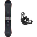 Nitro - All-Mountain Snowboardbindung - Snowboard Set T1 X Fff 2024 für Herren aus Wolle - schwarz