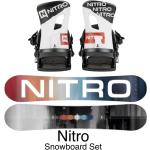 Nitro Team Gullwing Snowboard Set 157cm Wide