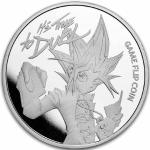 Niue - 2 NZD 25 Jahre Yu Gi Oh! Game Flip Coin 2023 - 1 Oz Silber BU