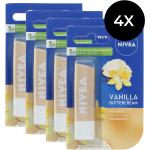 Nivea Vanilla Buttercream Lip-Balm - 4 x 5,5 ml