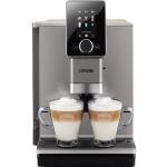 Silberne NIVONA Kaffeevollautomaten aus Chrom mit Milchaufschäumer 