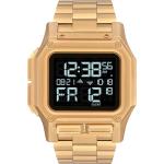 Goldene 10 Bar wasserdichte Wasserdichte Nixon Mechanik Armbanduhren mit Digital-Zifferblatt 