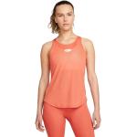 Reduzierte Orange Nike Tank-Tops aus Mesh für Damen Größe S 