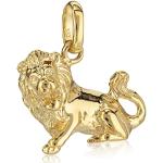 NKlaus Löwe-Anhänger mit Löwen-Motiv aus Gelbgold für Herren 