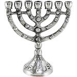 11 cm NKlaus Runde Kerzen mit Jerusalem-Motiv aus Messing 