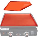 Orange Gas Grillplatten & Feuerplatten Matte aus Silikon 