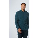 Petrolfarbene Unifarbene No Excess Kentkragen Hemden mit Kent-Kragen aus Jersey für Herren Größe 3 XL 