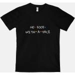 Schwarze Kurzärmelige Vegane T-Shirts aus Jersey für Herren Größe XL 