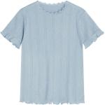 Blaue NOA NOA Miniature Kinder T-Shirts für Mädchen Größe 134 