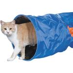 Blaue Nobby Spieltunnel & Rascheltunnel für Katzen 