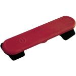 Rote Nobby Hundehalsbänder aus Silikon 