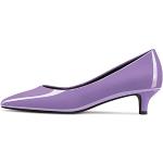 Violette Lack-Optik Sexy High Heels & Stiletto-Pumps aus Lackleder rutschfest für Damen Größe 43 