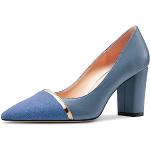 Cobaltblaue Sexy Spitze High Heels & Stiletto-Pumps ohne Verschluss rutschfest für Damen Größe 39 zum Abschlussball 