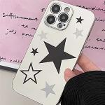 Silberne Sterne Y2K iPhone 12 Hüllen mit Bildern für Damen 