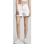 Offwhitefarbene Noisy May Emoji Jeans-Shorts aus Baumwolle für Damen Größe M für den für den Sommer 