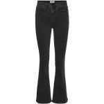 Graue Unifarbene Noisy May Schlagjeans & Jeans-Schlaghosen mit Reißverschluss aus Denim für Damen Größe XXL 