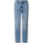 Hellblaue Noisy May Slim Fit Jeans aus Baumwolle für Damen Größe XS Weite 27, Länge 32 