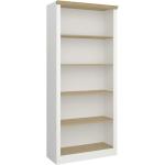 Weiße Moderne Steens Bücherregale lackiert Breite 50-100cm, Höhe 150-200cm, Tiefe 0-50cm 