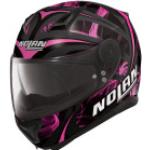 Nolan N87 LEDLIGHT schwarz-pink (Größe: XXS)
