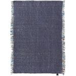 Dunkelblaue Design-Teppiche aus Textil Breite 100-150cm, Höhe 100-150cm, Tiefe 0-50cm 