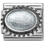 Silberne NOMINATION Bettelarmbänder & Sammelarmbänder aus Stahl mit Bergkristall für Damen 
