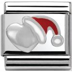 Nomination - SilverShine Classic - Herz mit Weihnachtsmütze - Emaille 330204 05