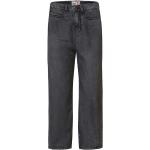 Reduzierte Anthrazitfarbene Unifarbene Noppies 5-Pocket Jeans für Kinder mit Reißverschluss aus Baumwolle für Mädchen Größe 140 