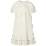 Weiße Vintage Noppies Kinderfestkleider mit Knopf aus Polyester maschinenwaschbar für Mädchen Größe 122 