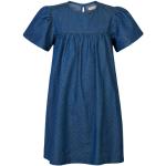 Blaue Noppies Kinderjeanskleider mit Knopf aus Baumwolle maschinenwaschbar für Mädchen Größe 98 