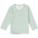Mintgrüne Sterne Noppies Bio Kinderwickelshirt aus Jersey maschinenwaschbar für Babys Größe 56 
