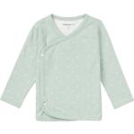 Mintgrüne Sterne Casual Noppies Bio Kinderwickelshirt aus Jersey maschinenwaschbar Größe 62 