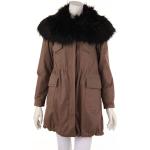 nora barth Parka Faux Fur-Collar D 40 taupe brown NEW