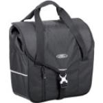 Schwarze Norco Gepäckträgertaschen 13l mit Reißverschluss 