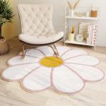 Blumenmuster Asiatische Runde Runde Teppiche Matte aus Textil Handwäsche 