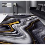 Schwarze Badteppiche Matte aus Textil 