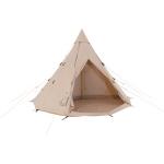 VEVOR 3m Glockenzelt Outdoor-Glamping Canvas-Zelt Baumwolle Tipi Zelt für  Camping Waterproof für Familien Camping Outdoor Hunting für alle  Jahreszeiten