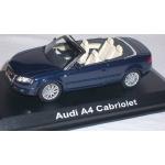 Blaue Norev Audi A4 Spielzeug Cabrios aus Metall 