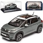Norev Citroen C3 Aircross Grau mit Dach in Weiss 2. Generation Ab 2017 Version Ab 2021 1/43 Modell Auto