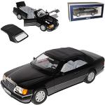 Schwarze Norev Mercedes Benz Merchandise E-Klasse Spielzeug Cabrios aus Metall 