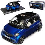 Schwarze Norev Smart ForFour Modellautos & Spielzeugautos aus Metall 