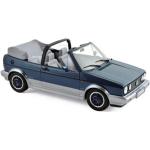 Blaue Norev Volkswagen / VW Golf Spielzeug Cabrios aus Metall 