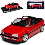 Rote Norev Volkswagen / VW Golf Mk3 Spielzeug Cabrios aus Metall 