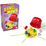 Noris 606144011 Fang die Maus - Kinderspiel ab 4 Jahre – das beliebte Reaktionsspiel für die Ganze Familie - für 3-4 Spieler