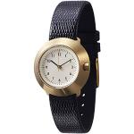 Projects Watches Normal Timepieces Fuji Edelstahl Gebürstet IP Gold Weiß Leder Schwarz Frau Uhren