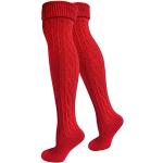 Rote Normani Trachtensocken aus Baumwolle für Herren Größe 37 
