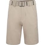 Khakifarbene Sportliche Bio Chino-Shorts mit Gürtel mit Reißverschluss für Herren Größe XL für den für den Sommer 